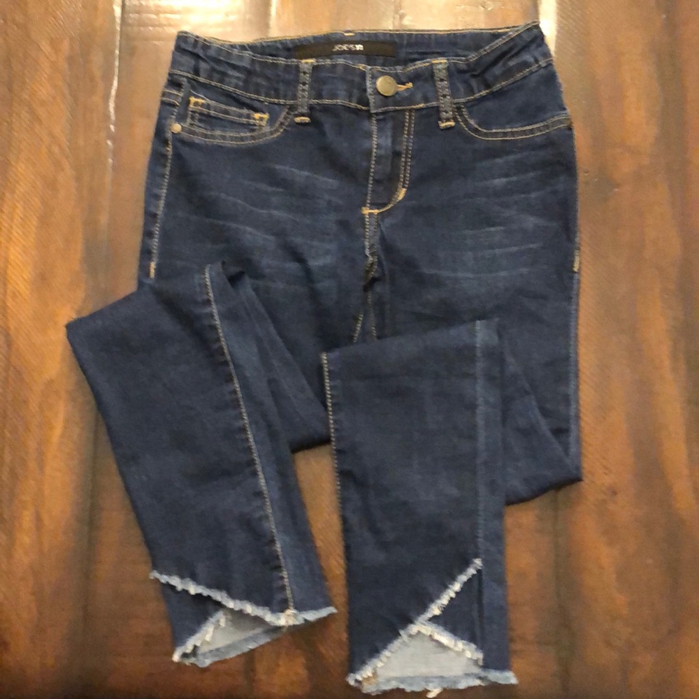 Joe’s Blue Jeans, frayed hem